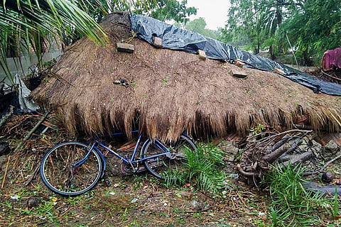 Aftermath of Cyclone Remal landfall